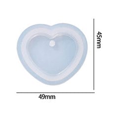 My Store Silicon Mould Heart Keychain & Pendant Mould