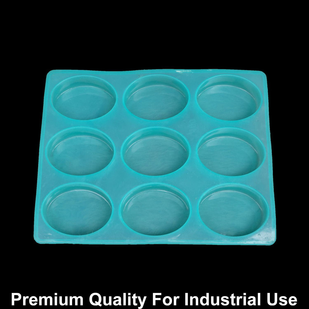 9 Cavity Oval 100gms silicon soap mould SM1024