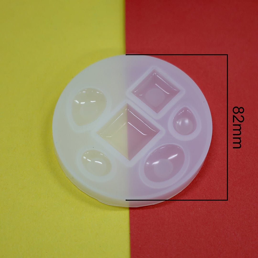 My Store Silicon Mould 6 Cavity Stone Jewellery Mould