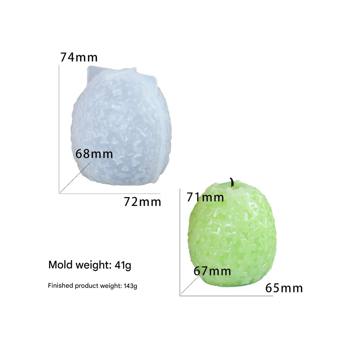 My Store Silicon Mould Flower Ball Egg Mould