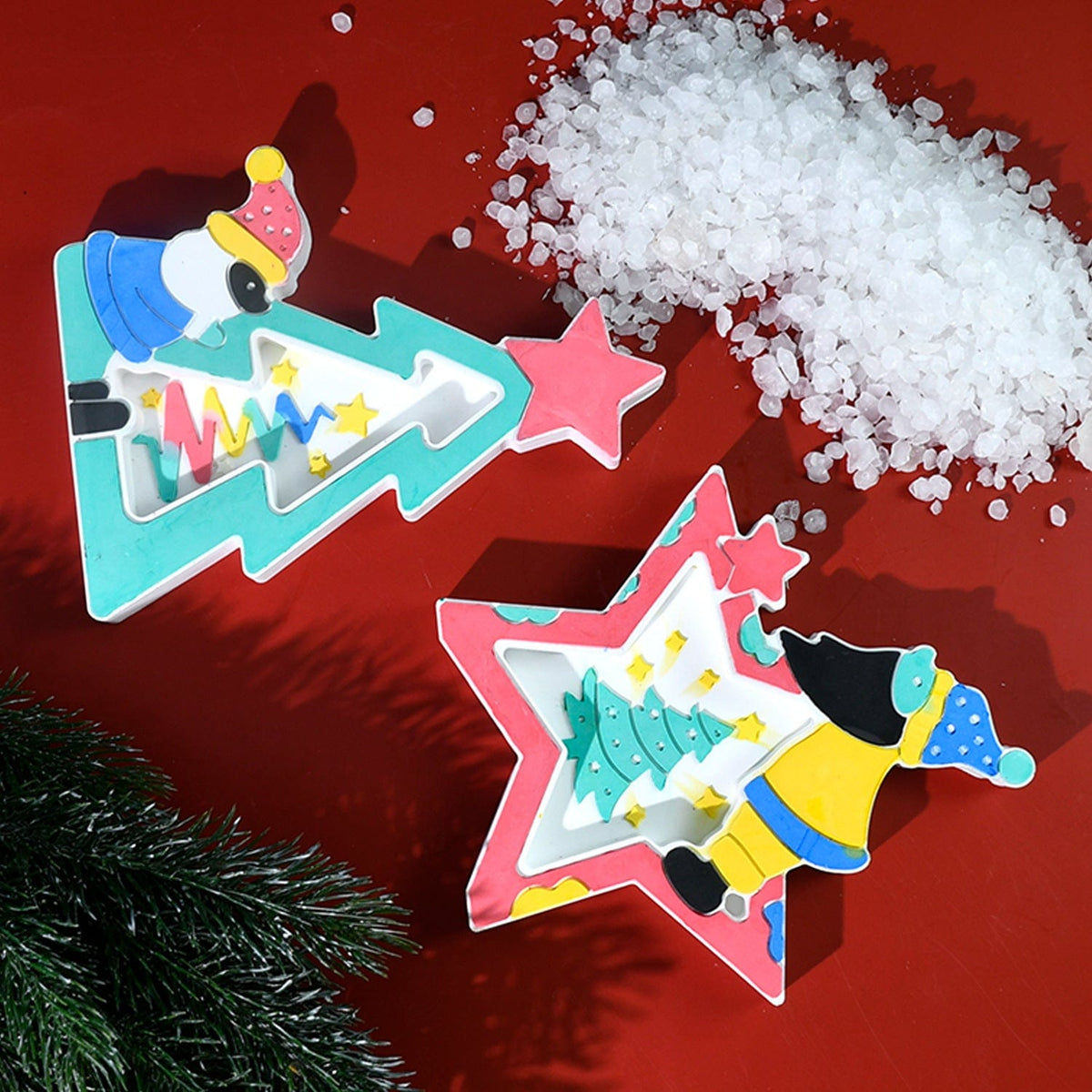 My Store Silicon Mould Santa Claus Star Mould