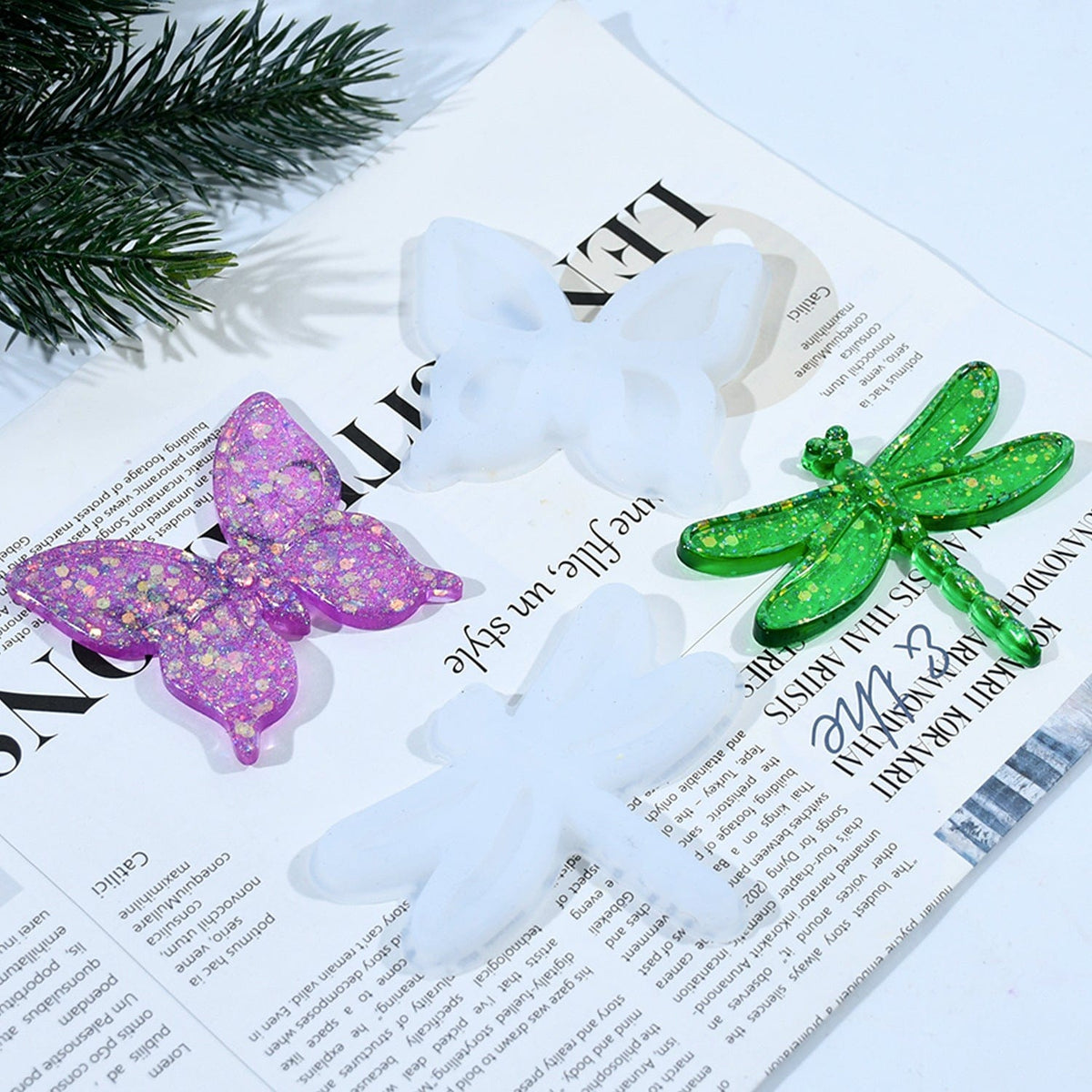 My Store Silicon Mould Dragonfly Ornament Mould