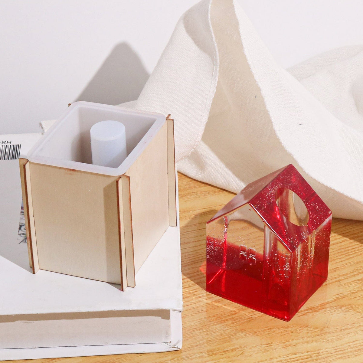 My Store Silicon Mould House Vase Mould