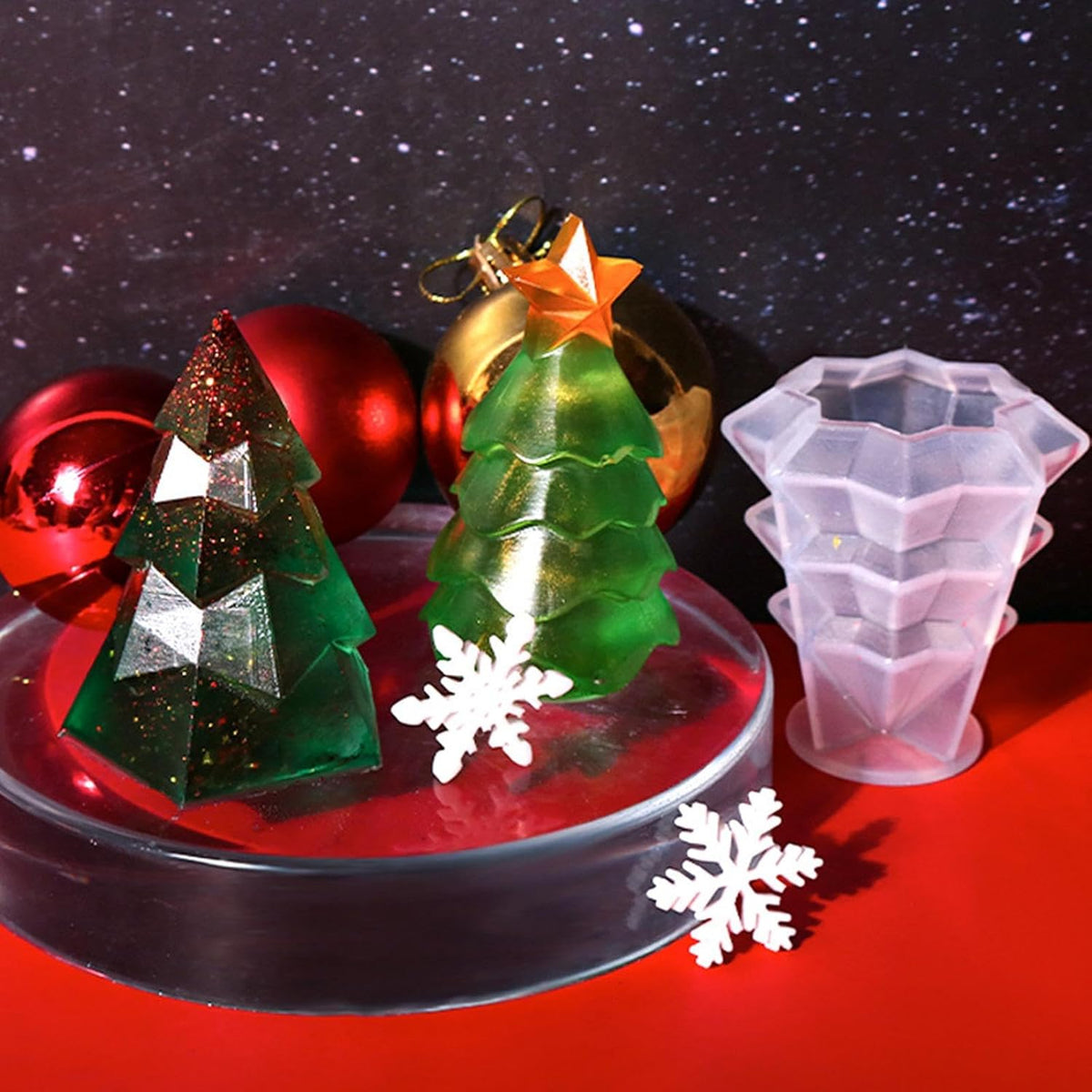 My Store Silicon Mould Pentagon Christmas Tree Mould