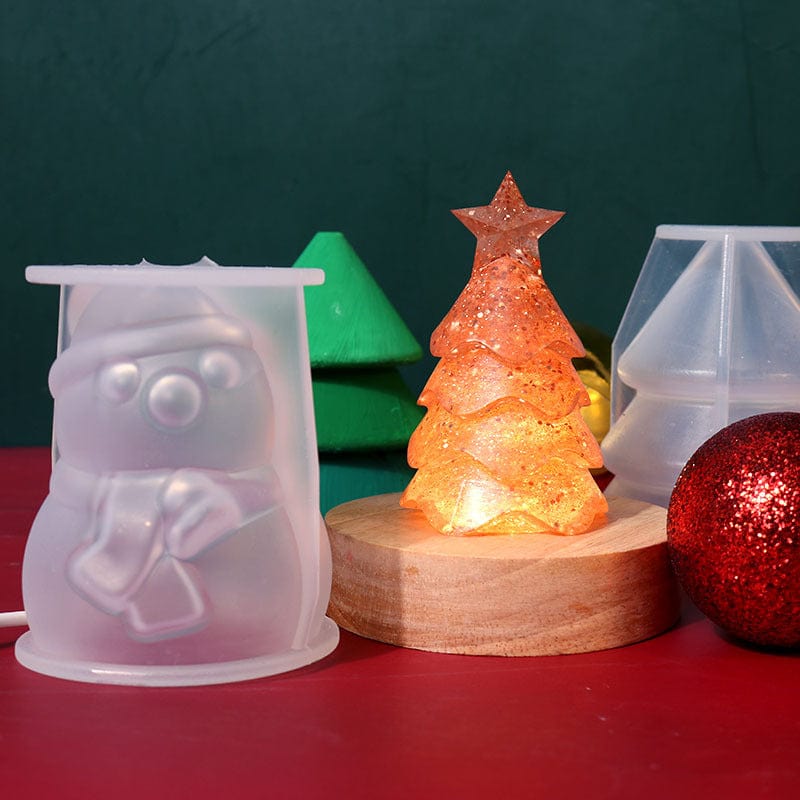 My Store Silicon Mould Christmas Snowman Mould