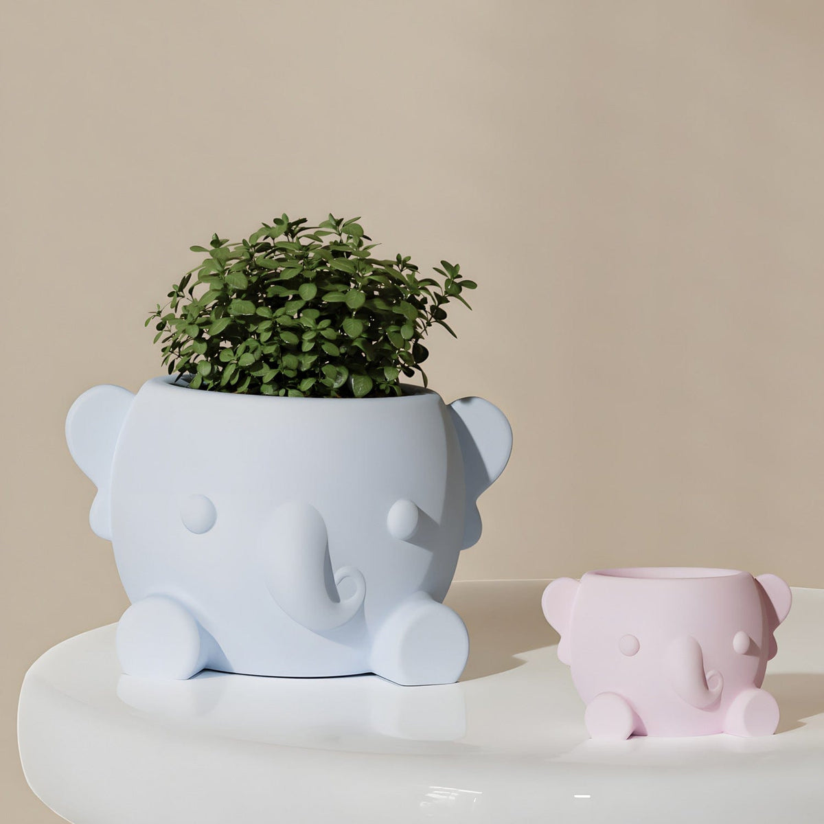 My Store Silicon Mould Large Elephant Flower Pot Mould