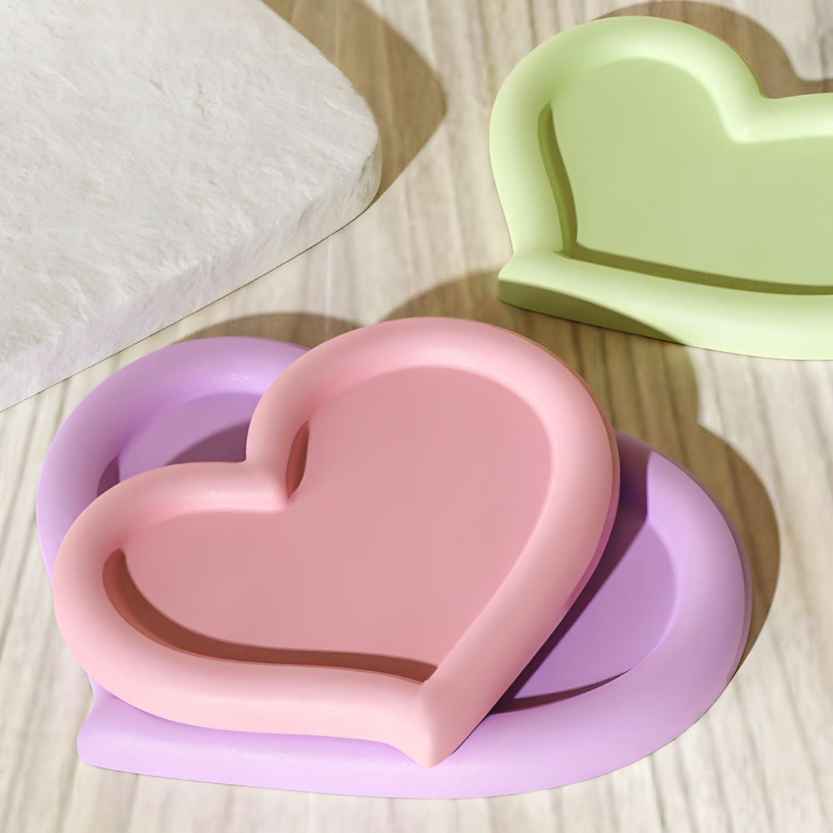 My Store Silicon Mould Small Heart Tray Mould