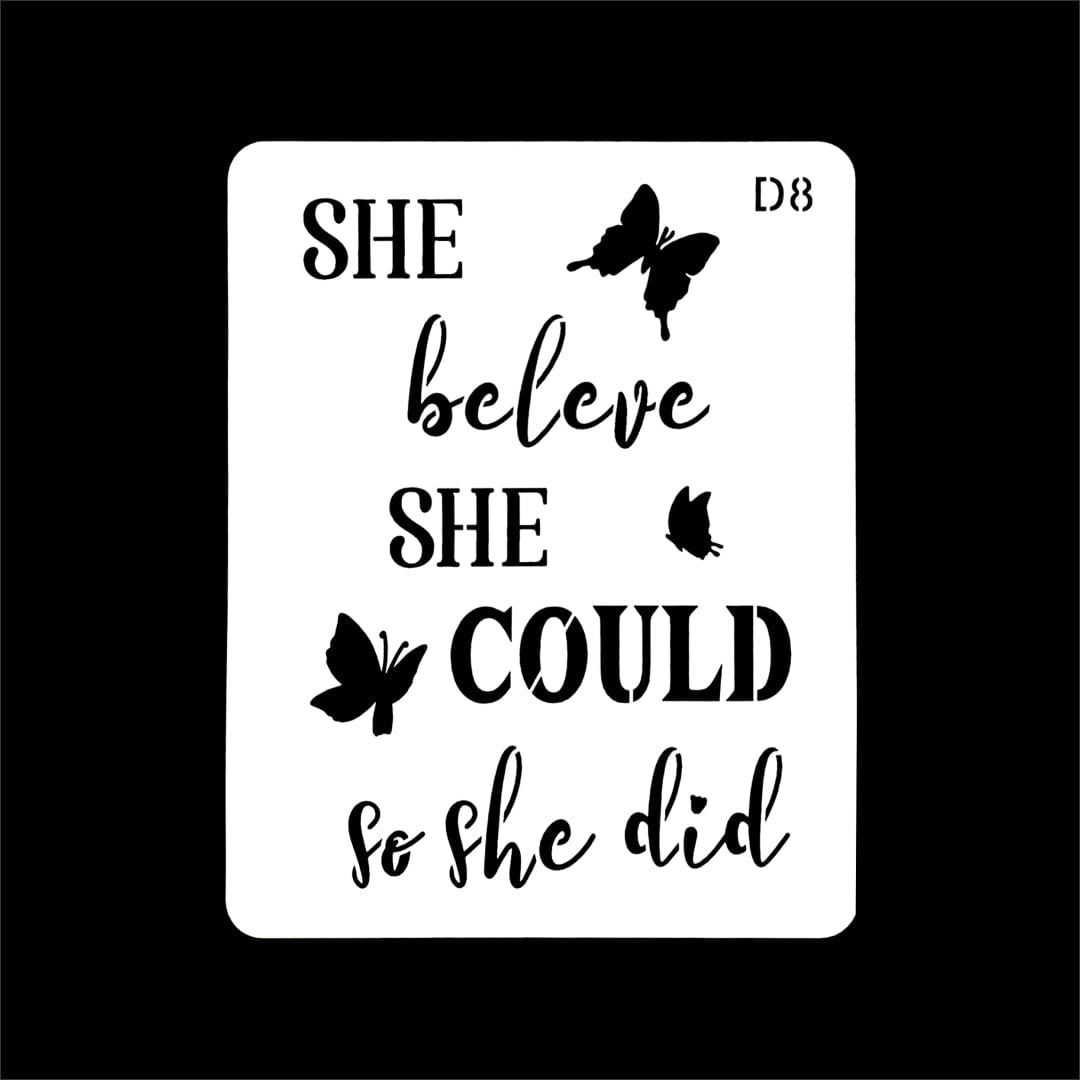 Crafteria Stencil D008