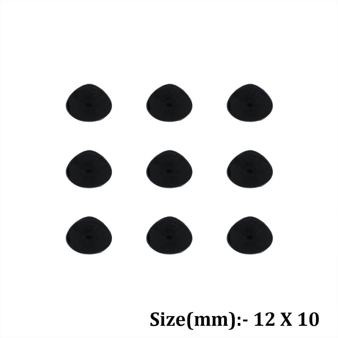 Crafteria Black / 9.8 x 7.6 Teddy Nose Flat Base