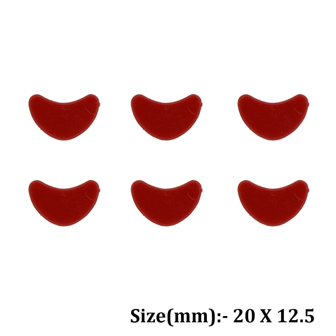 Crafteria Red 20 X 12.5MM Mini Teddy Lips