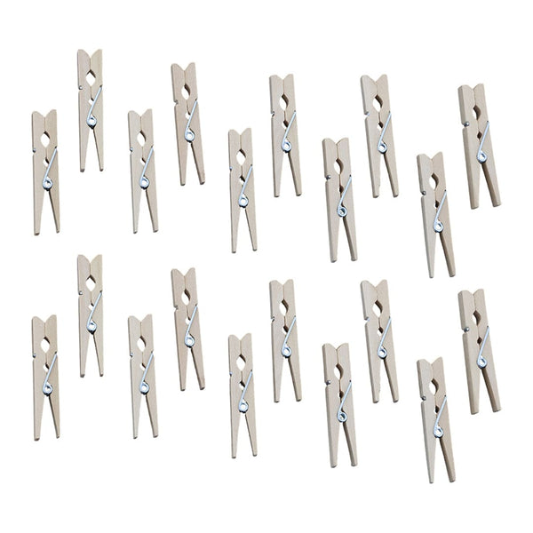 2.5Cm Natural Wooden Clip (approx 500pcs) WC001