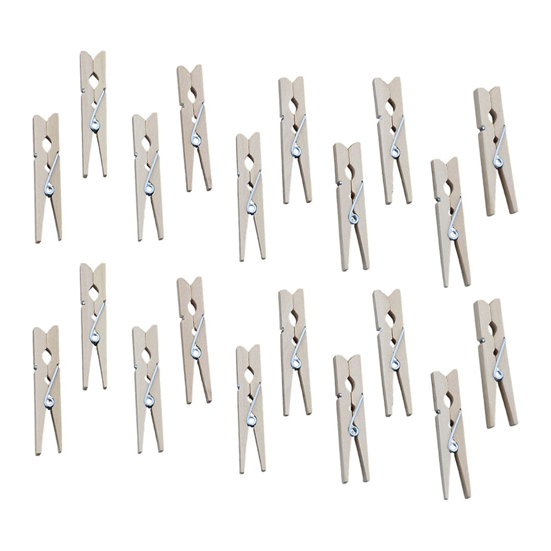 3.5Cm Natural Wooden Clip (approx 500pcs) WC003