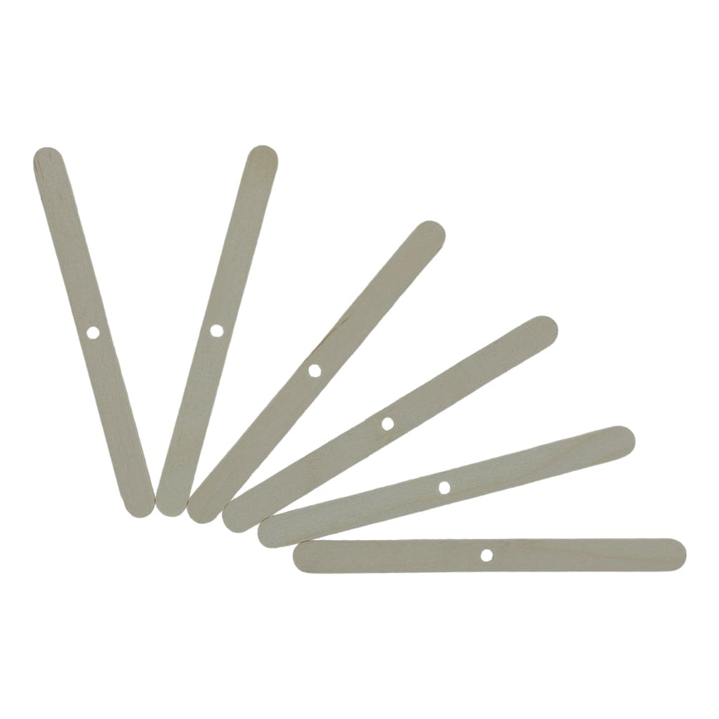 Crafteria Small Wooden 1 Hole Wick Holder
