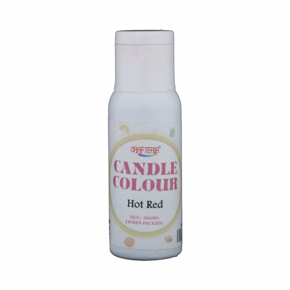 Crafteria Hot Red Candle Colour